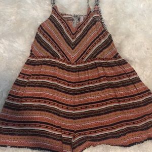 Multi colored romper